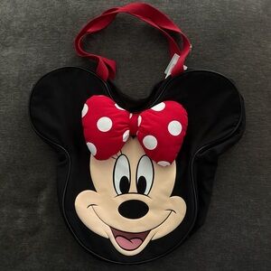 Disneyland Park Minnie Mouse Shoulder Bag - Black and Red
